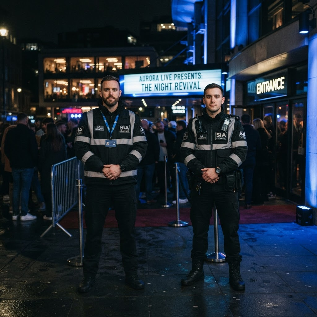 SIA licensed Secure Nest security guards on duty